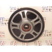 WHEEL,IDL-6.38 SPOKED(1L-5/8DIA INSR)SIL